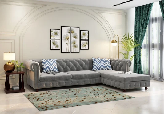 L-Shape sofa, workshop floor